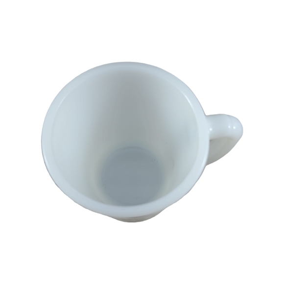 FIRE KING Canada Goose Mug Vintage Made in USA Oven Ware Milk Glass Geese - Picture 4 of 6